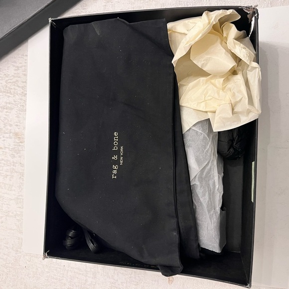 rag & bone Women's Shiloh Boots, Black, 6.5 Medium US - Picture 5 of 9